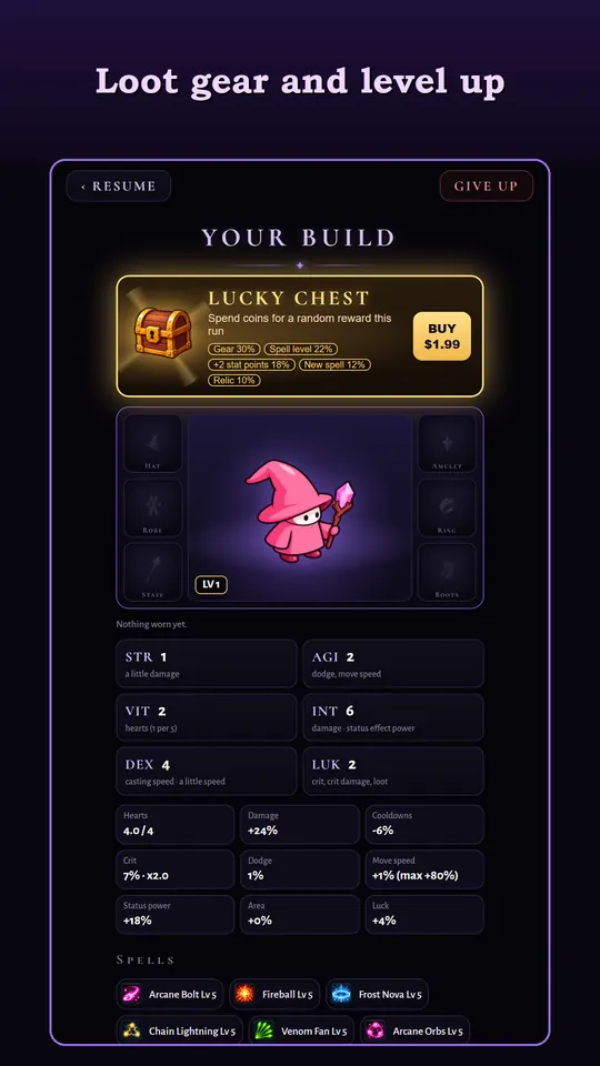 Runebound Depths: Screenshot 4