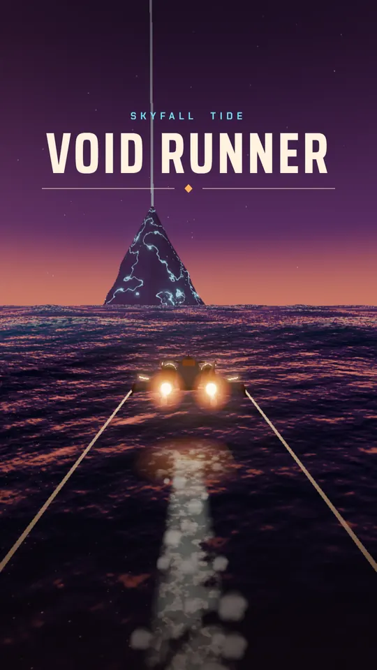 Void Runner: Title screen