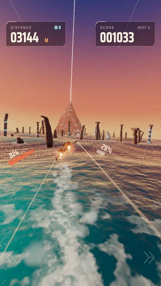 Void Runner: Sunset run